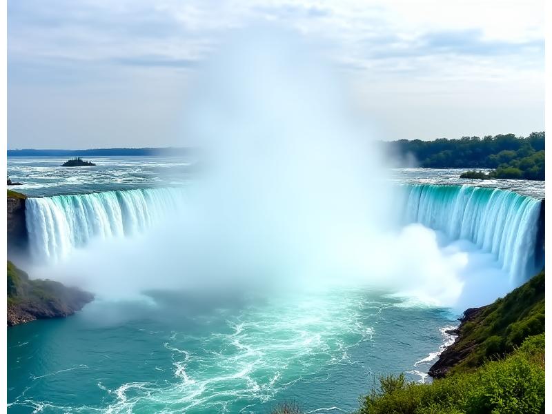 Scenic view of Niagara Falls